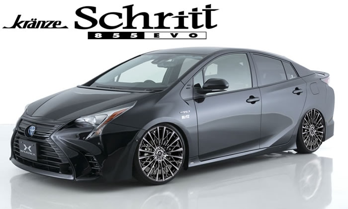 プリウスPHV用 クレンツェ シュリット 855EVO 19インチホイール