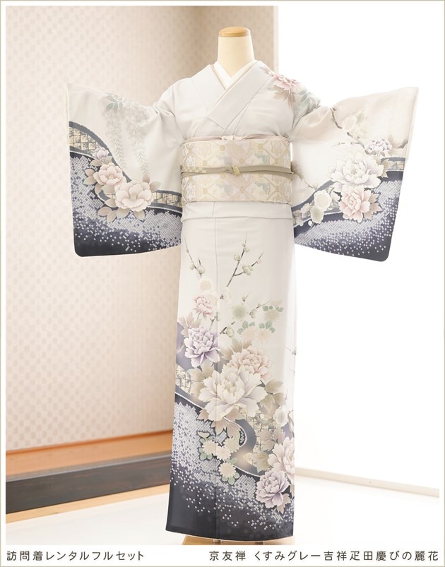 七五三や卒業式の訪問着レンタル｜粋な柄が飲食店接客のママにピッタリ