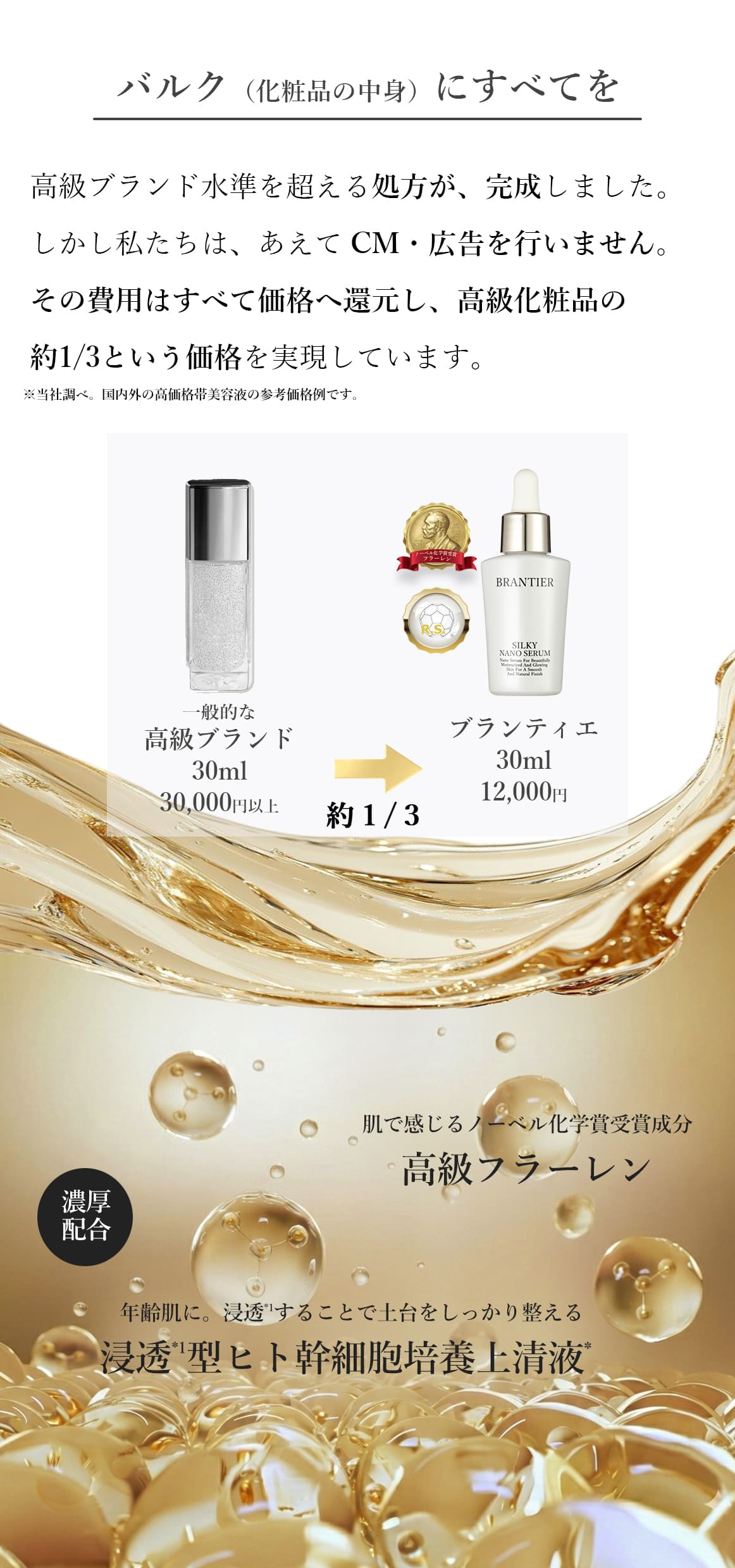 シルキーナノセラム(美容液)｜ブランティエ(BRANTIER) 公式