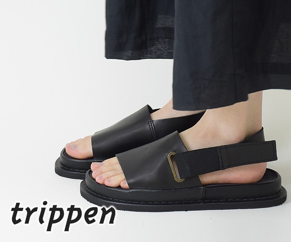 限定モデル】trippen トリッペン セーフガード レザーサンダル ベルト