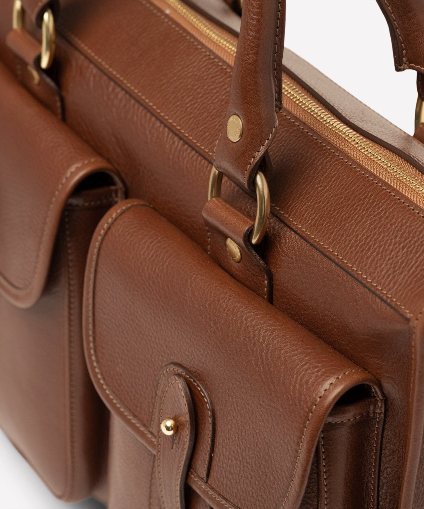 Examiner No. 5 | Vintage Chestnut Leather Briefcase | Iconic