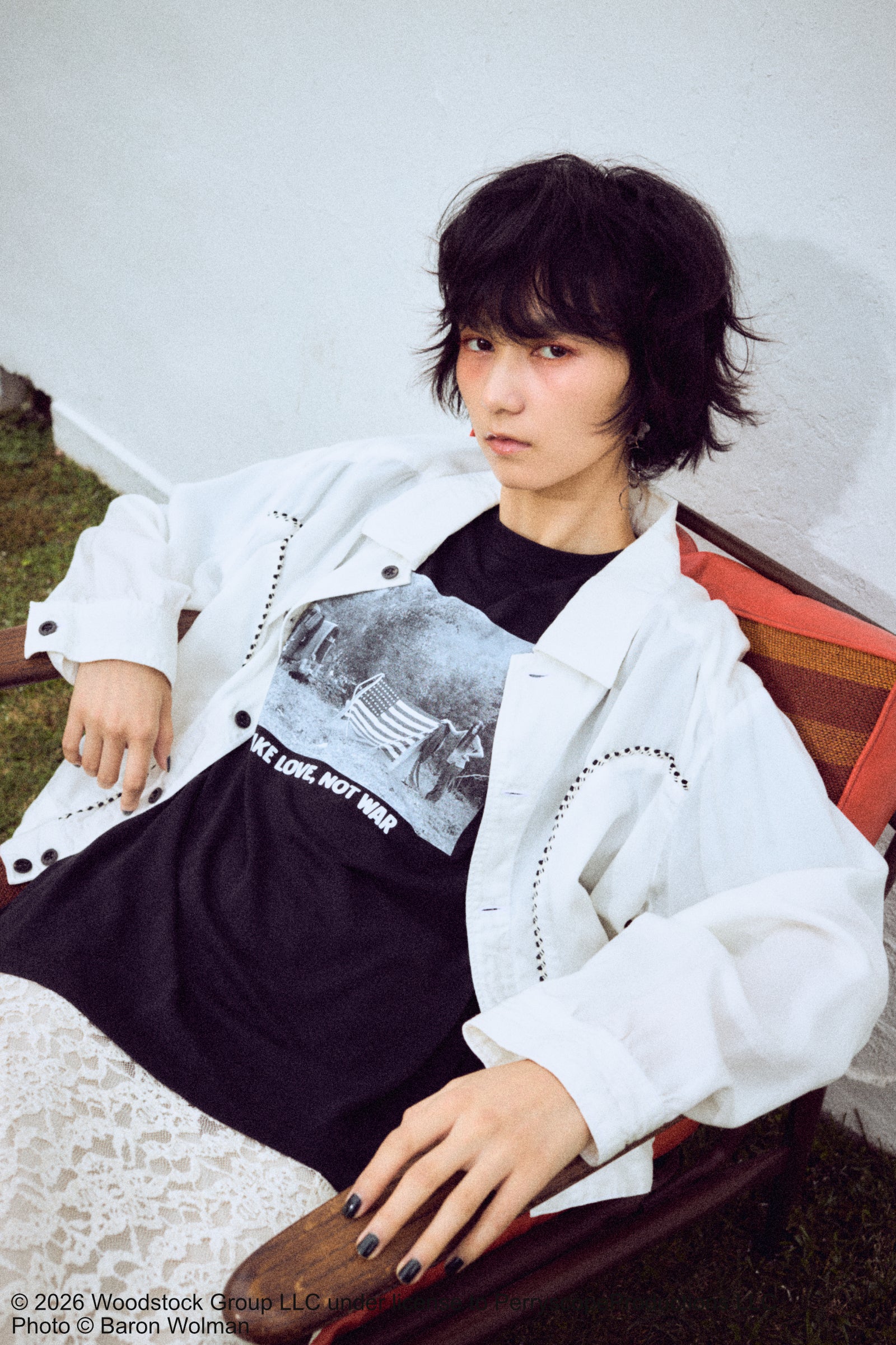 DAVID BOWIE | デヴィッド・ボウイ GLITTER PRINT T-SHIRT | GOOD ROCK