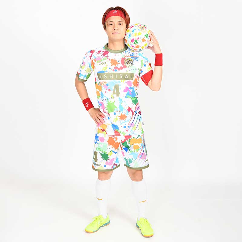 ユニフォームシャツ 背番号4番 NOBUKUN(のぶくん) / あしざるFC公式