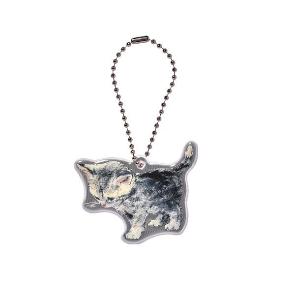 MOE 絵本雑貨店｜【MOE】リフレクターキーホルダー(酒井駒子/子猫