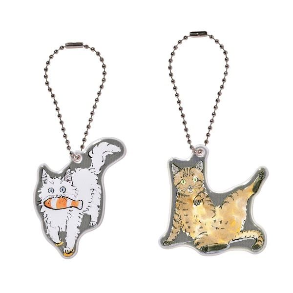 MOE 絵本雑貨店｜【MOE】リフレクターキーホルダー(ハラミチヨ