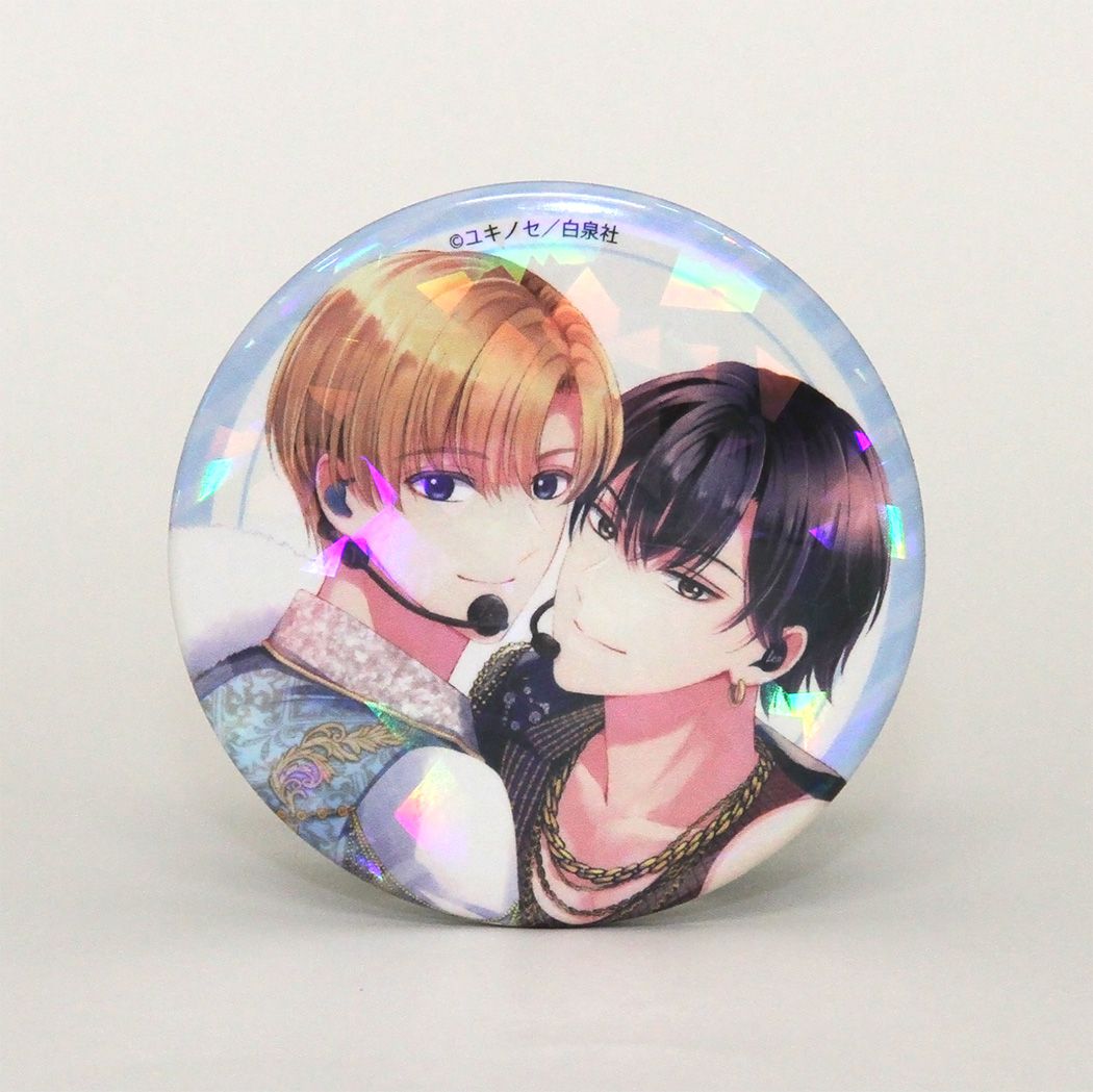 白泉社漫画商店｜ホログラム缶バッジ(57mm)「花丸漫画100号記念フェア