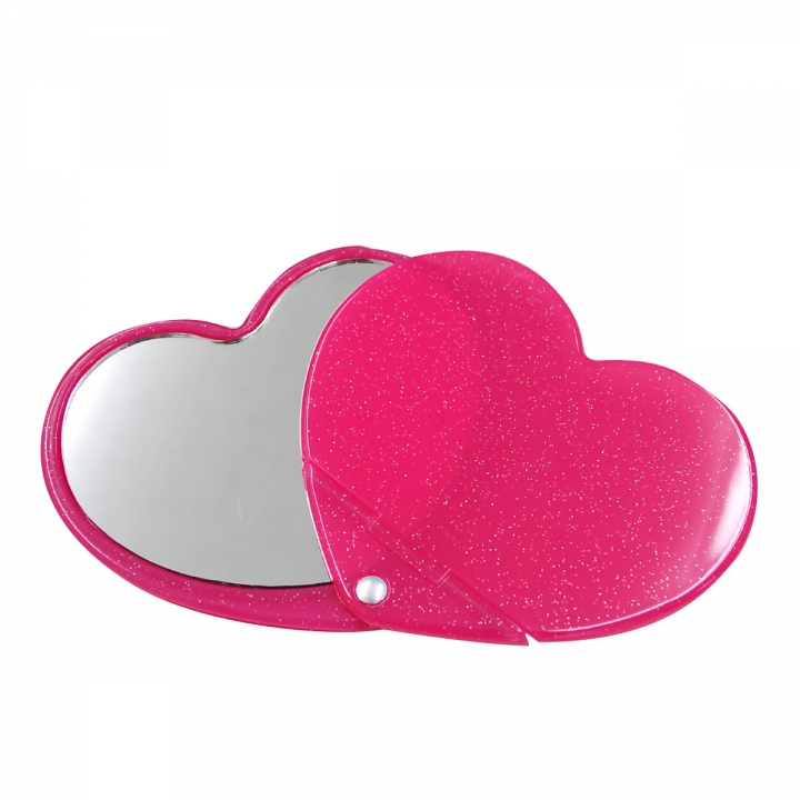 スライドハートミラー | オリジナルグッズ・アクリル・缶バッジ制作