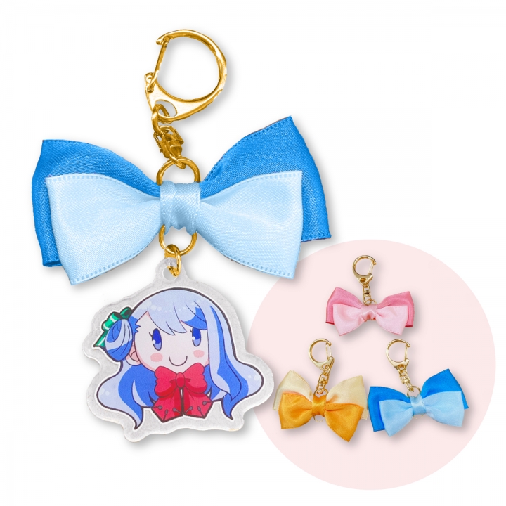 リボンチャームキーホルダー | オリジナルグッズ・アクリル・缶バッジ