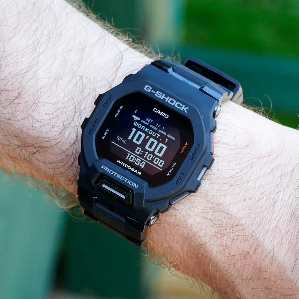 RELOJ CASIO G-SHOCK GBD-200-1DR G-SQUAD BLUETOOTH NEGRO – GOODTIME.CL