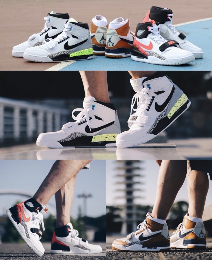 NIKE AIR JORDAN LEGACY 312 NRG 3カラーが8/11に国内発売予定【直