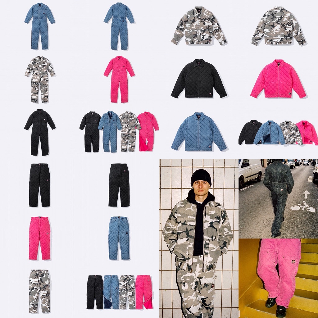 Supreme × DICKIES 21AW 21FW コラボアイテムが12月25日 Week18に国内
