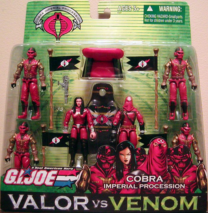 Cobra Imperial Procession Figure GI Joe Valor vs Venom