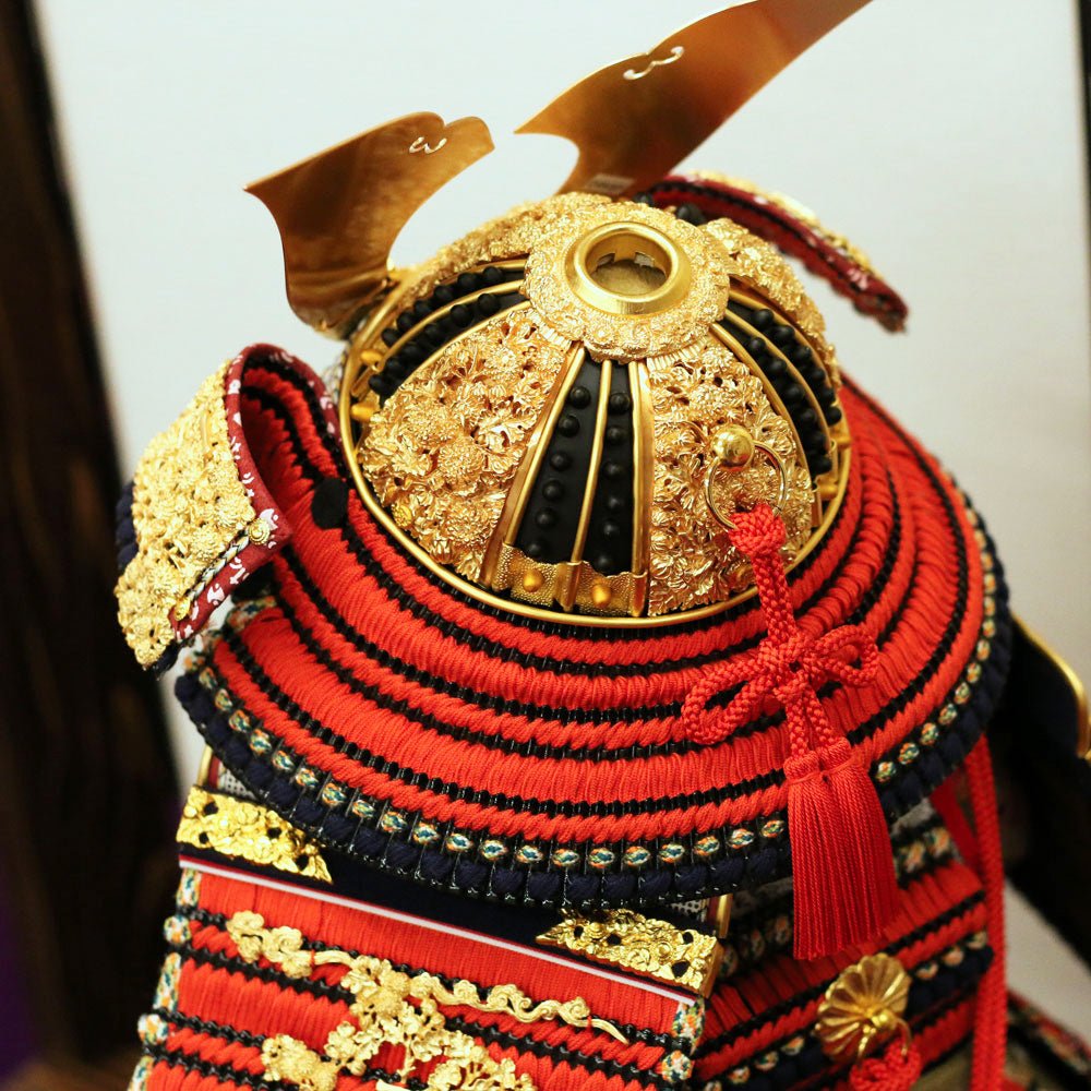 五月人形の子供大将飾り 洋｜ 最高級品 ｜国宝模写 菊一文字