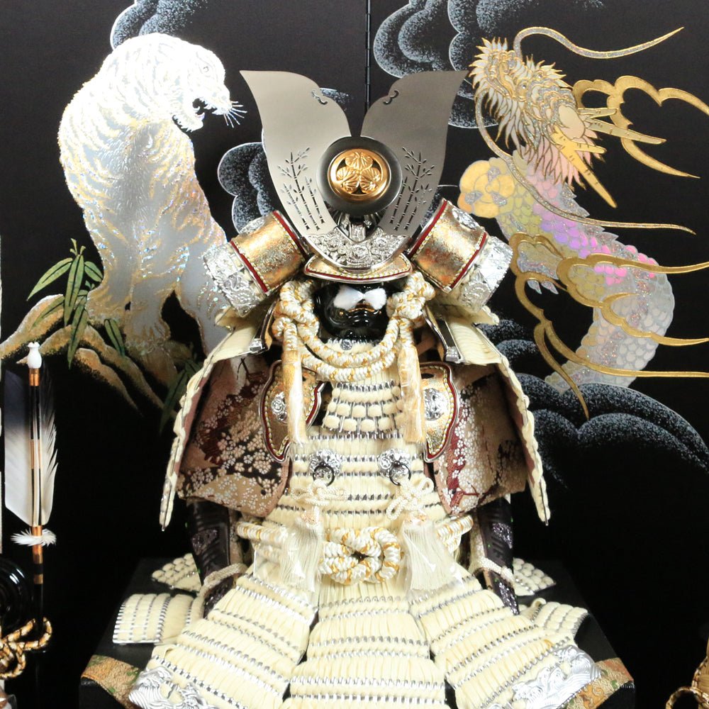 85cm Wide | Suiho's No. 12 Armor, Warrior Tokugawa Ieyasu | White