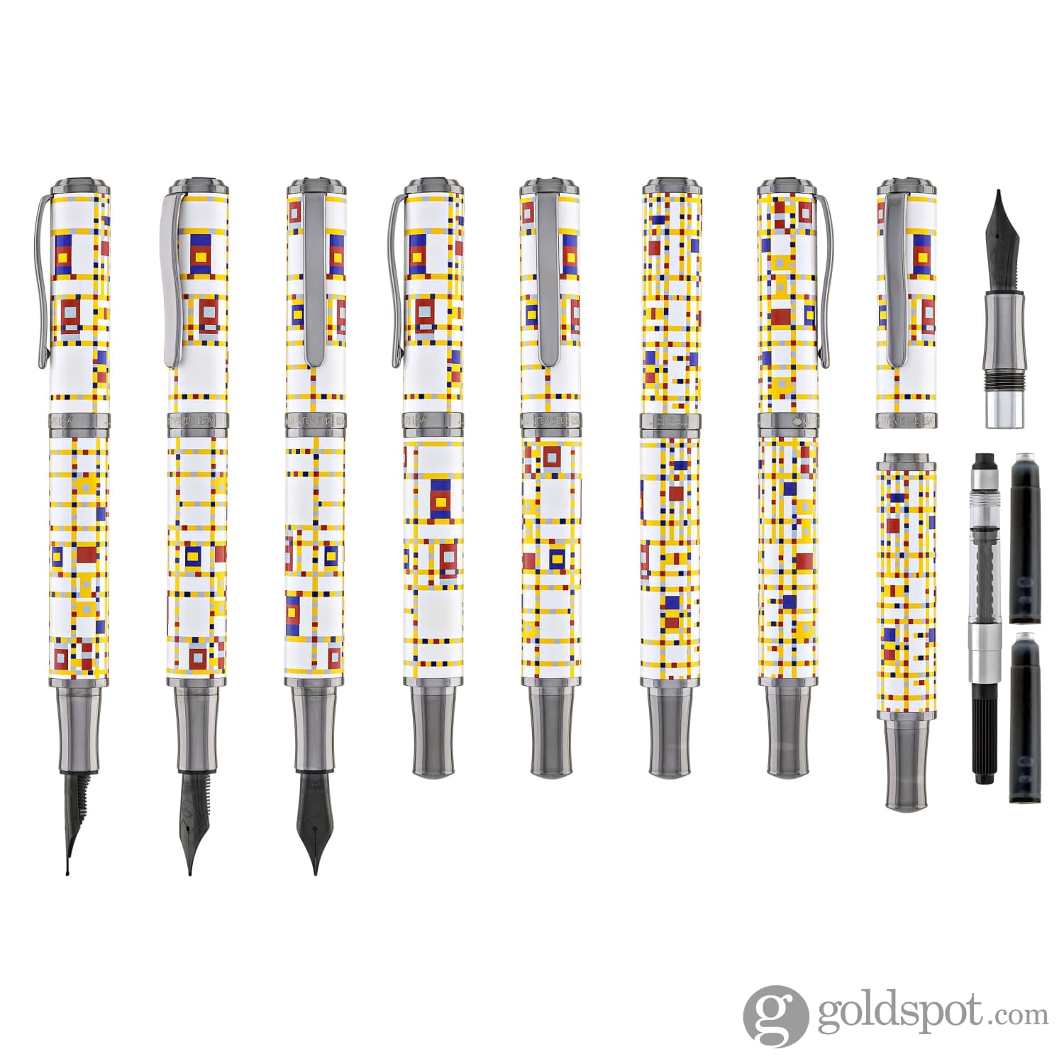 Monteverde Regatta Mondrian Fountain Pen in Broadway Boogie-Woogie
