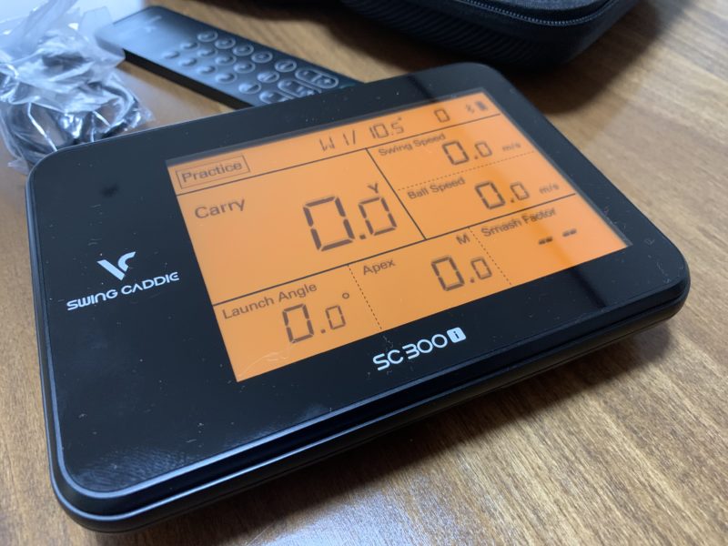 使用レポート】弾道計測器スイングキャディSC300iで飛距離を計測して