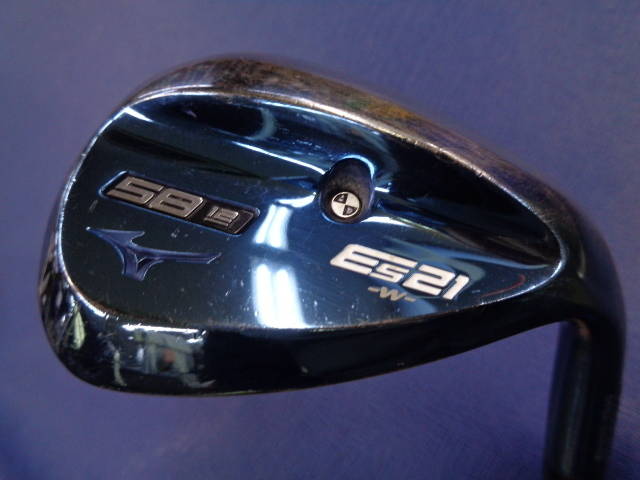 Mizuno ミズノ 中古ウェッジ Es21 (ブルーIP) 58°-12° ワイドソールの