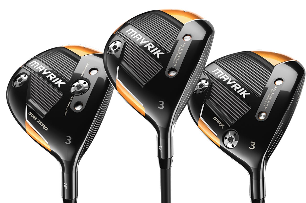 Callaway Mavrik, Mavrik Sub Zero, Mavrik Max fairway woods
