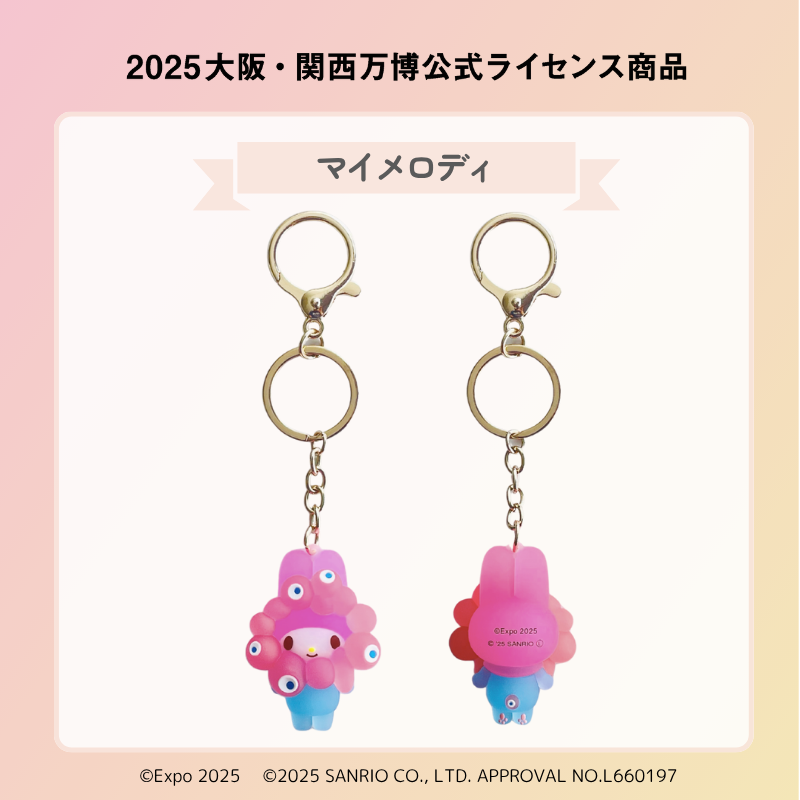 2025年大阪・関西万博の公式キャラクター「ミャクミャク」・サンリオ