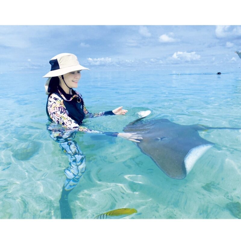 観月ありさの日常】 真っ青な海タチヒ・ボラボラ島で癒された後
