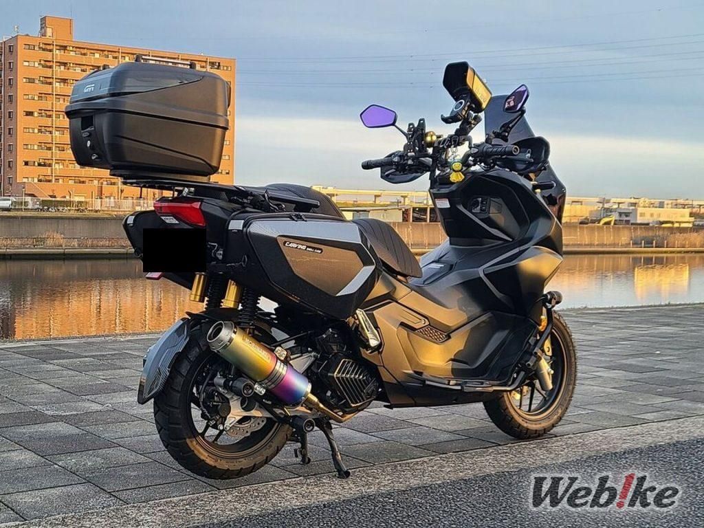 Morning Sun and Custom Fun: HONDA ADV160 Custom - Webike Magazine