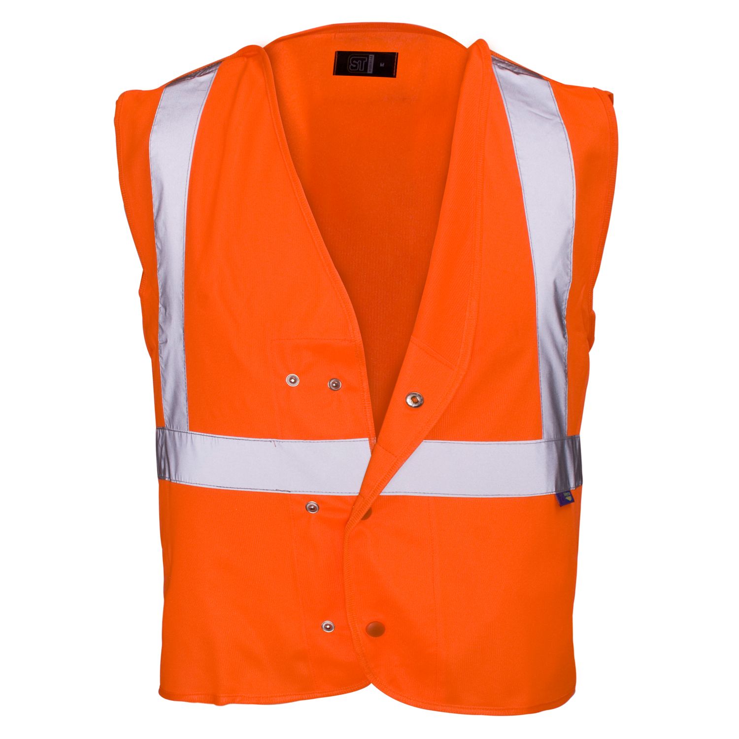 Supertouch Hi Vis Orange Railway Vest - Global Work Wear