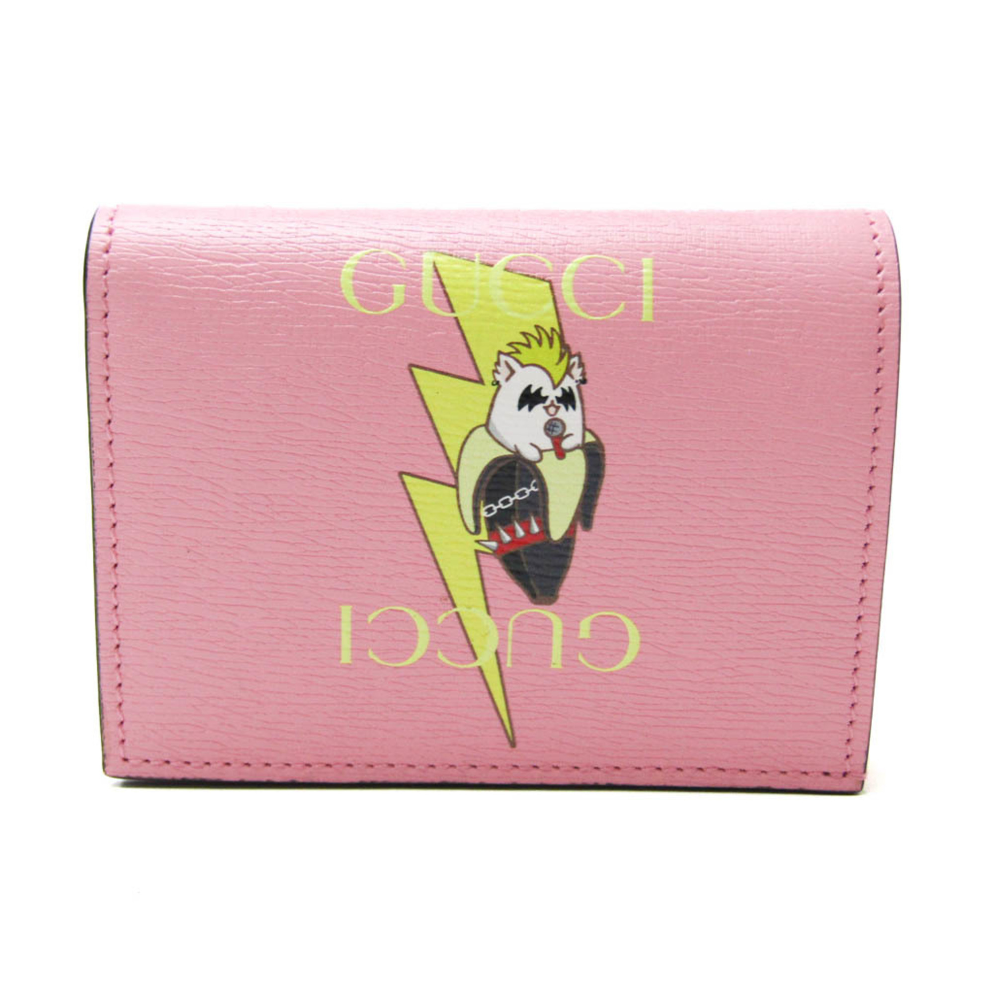 グッチ(Gucci) ばなにゃ 701009 レディース レザー 財布（二つ折り