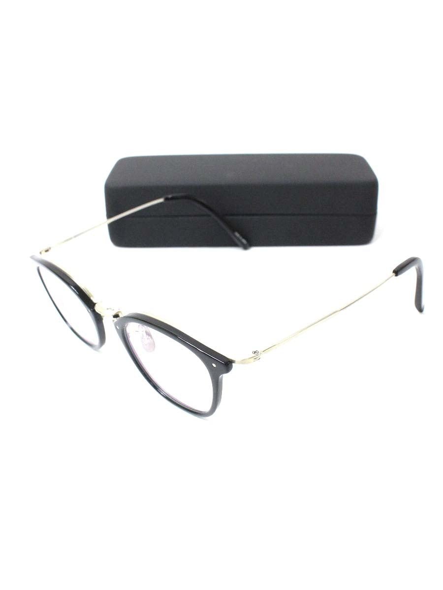 金子眼鏡 掌 tana-gokoro T799 メガネ ブラック コンビフレーム