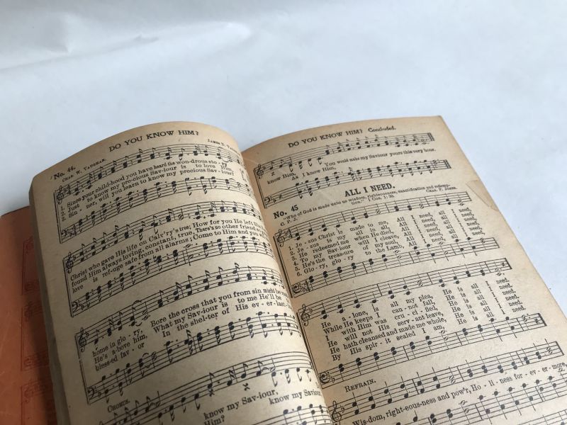 アンティーク楽譜 譜面本