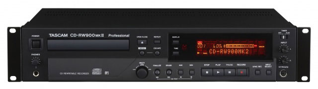 生産完了]TASCAM CD-RW900MKII CDレコーダー/プレーヤー | 株式会社