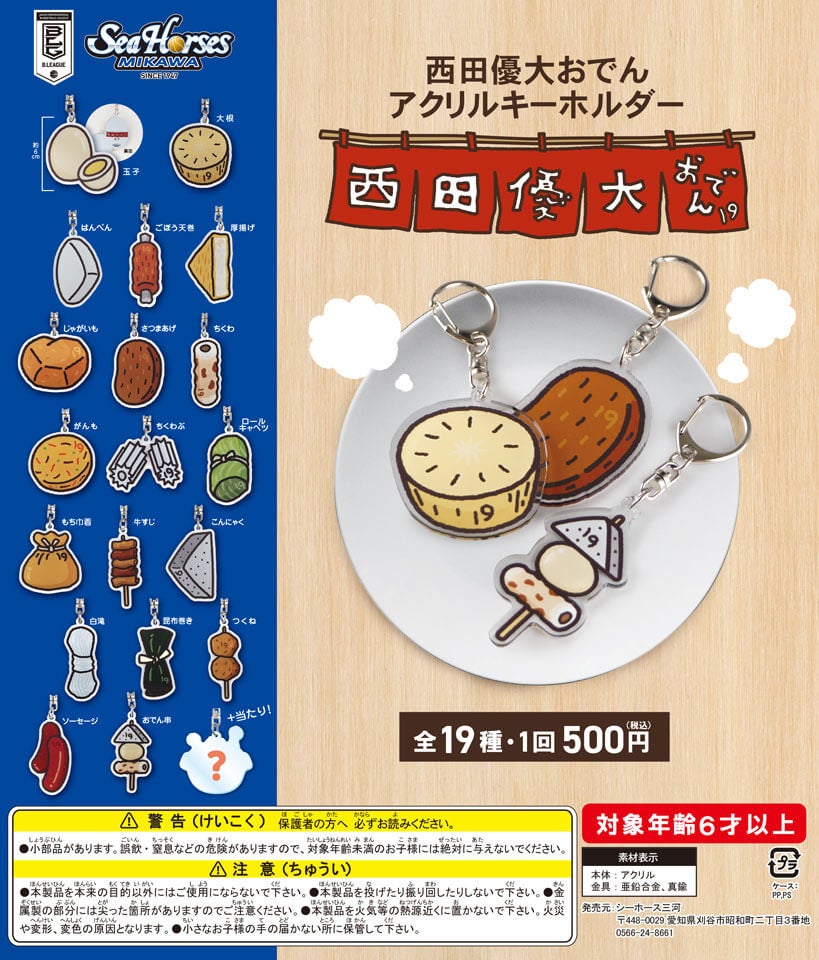 19西田優大選手 新人賞受賞記念グッズ発売のお知らせ | シーホース三河