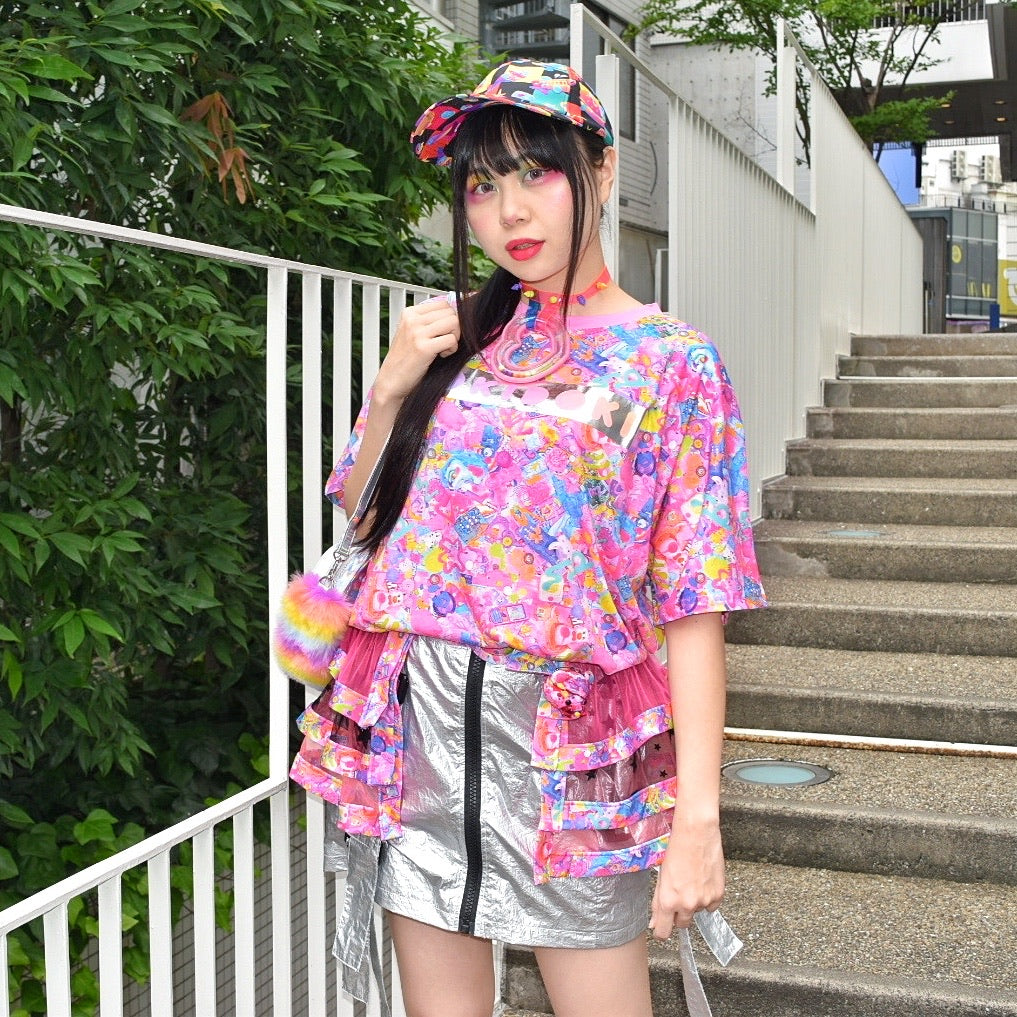 6% DOKIDOKI tiered pannier skirt / belt – Grumpy Bunny