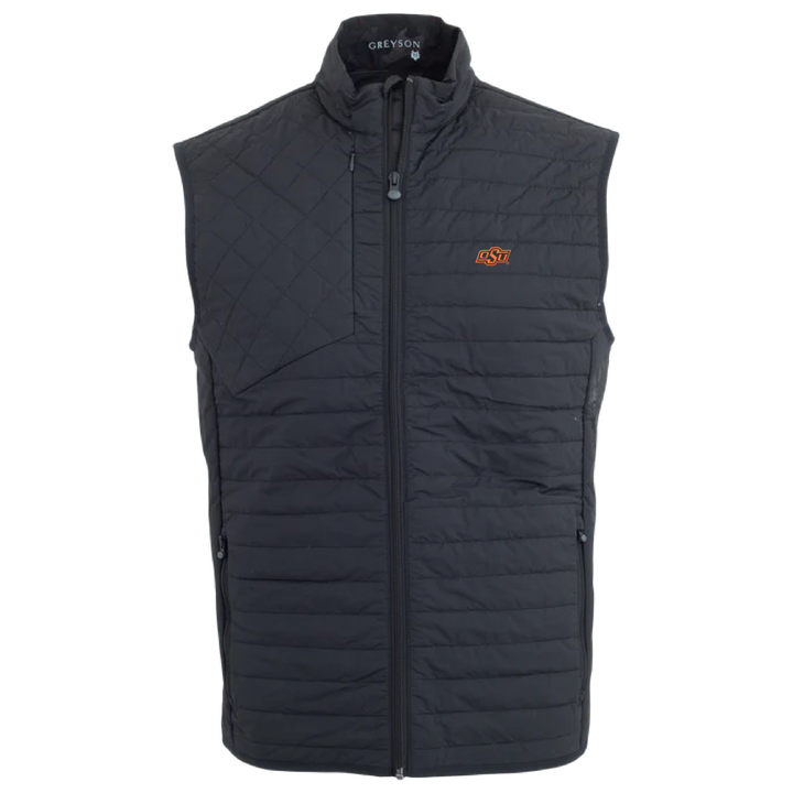 Mens Oklahoma State Pistol Pete Yukon Ultralight Hybrid Vest