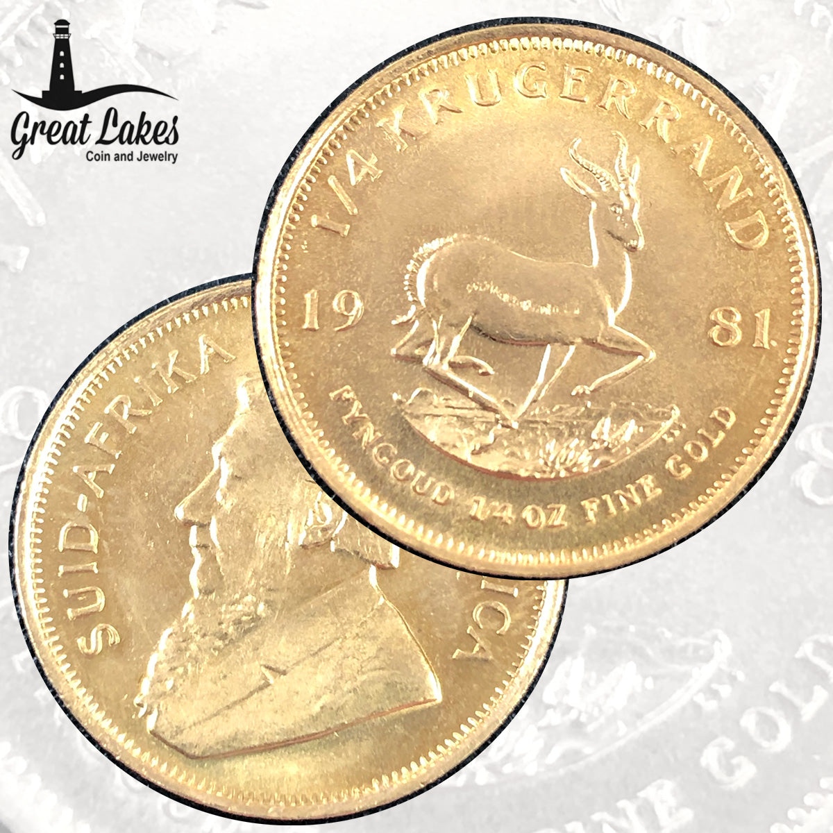 1981 1/4 oz Gold Krugerrand - Great Lakes Coin