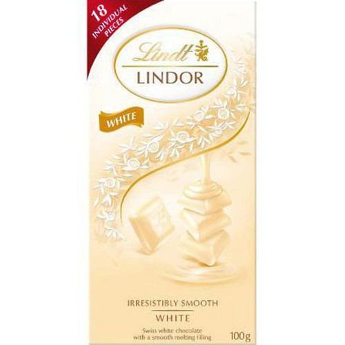 リンツ リンドール ホワイトシングルス 100g Green Beans | グリーン