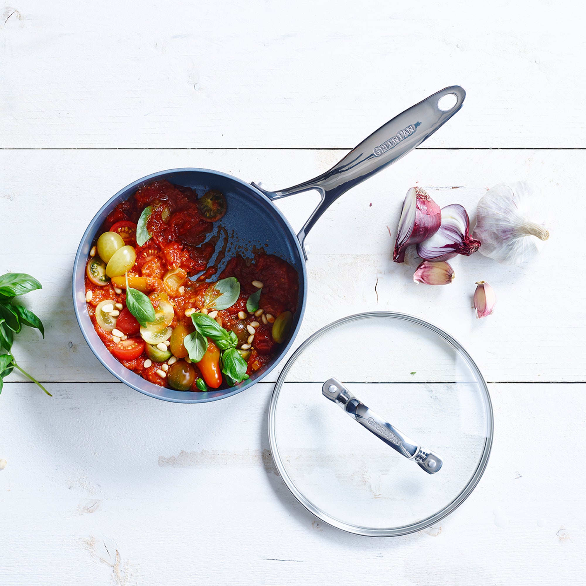 グリーンパン公式ショップ】 ヴェニス プロ ソースパン(片手鍋）18cm