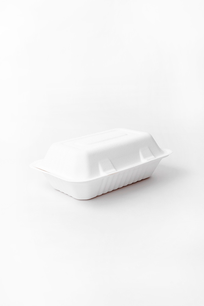 9 x 6 Compostable Hoagie Clamshell | Greenprint