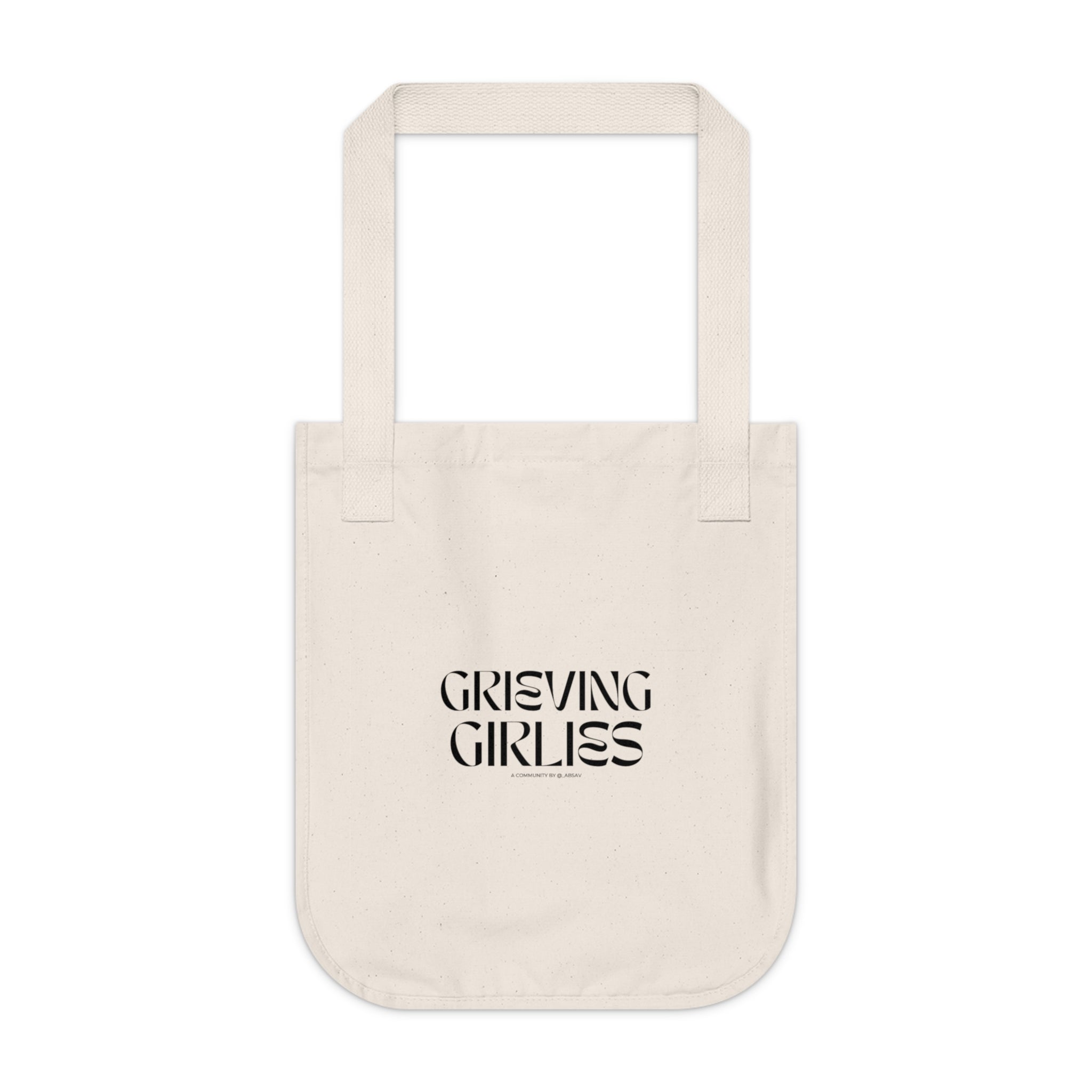 Organic Canvas Tote Bag – Grieving Girlies