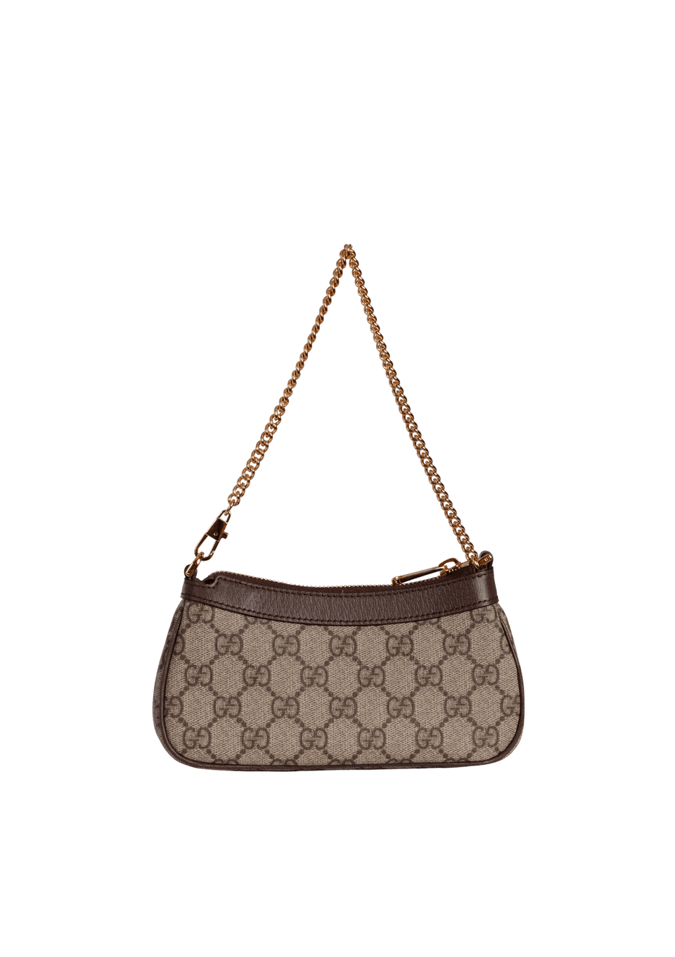 BOLSA GUCCI GG SUPREME OPHIDIA MINI CHAIN BAG MARROM ORIGINAL – Gringa