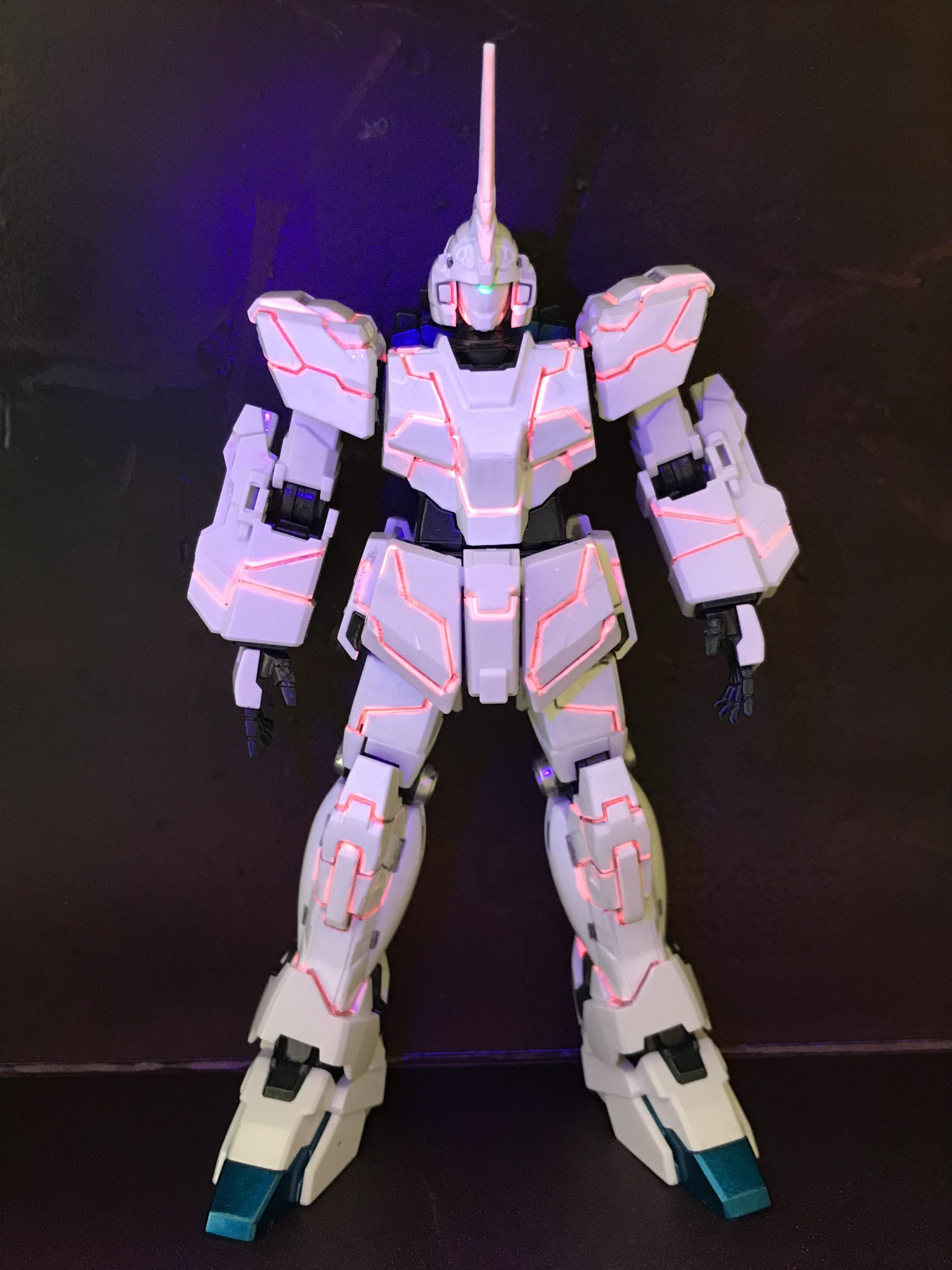 ユニコーンモードで光らせたい｜mkokuさんのガンプラ作品｜GUNSTA