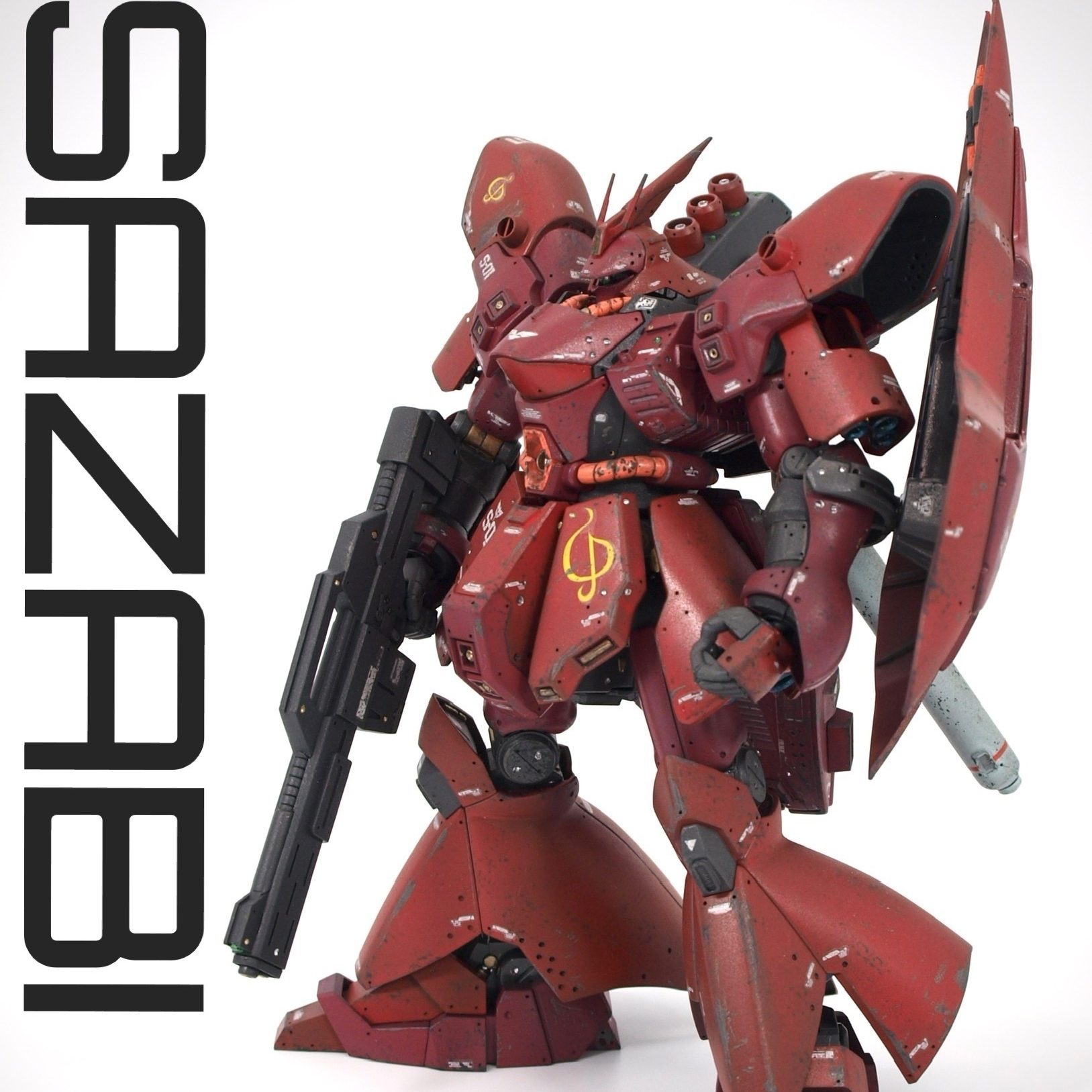 1/144 HGUC サザビー｜@FATSOULDTさんのガンプラ作品｜GUNSTA（ガンスタ）