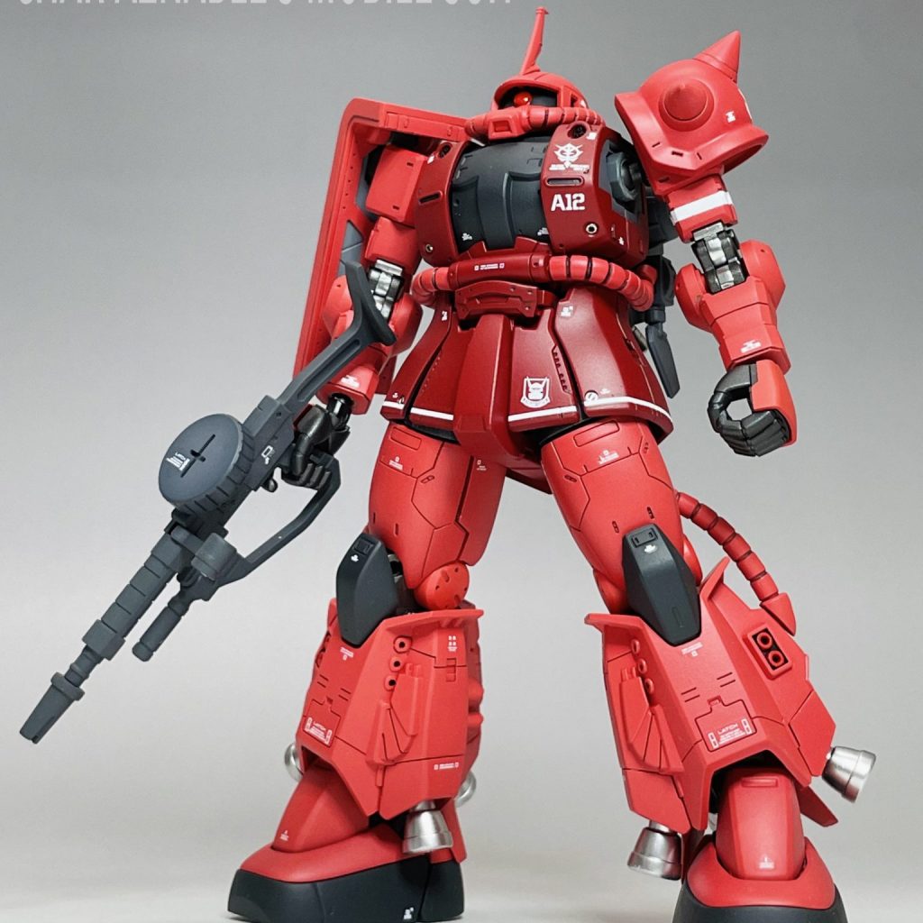 HG MS-06R-1A シャア専用高機動型ザクII｜ステテコさんのガンプラ作品