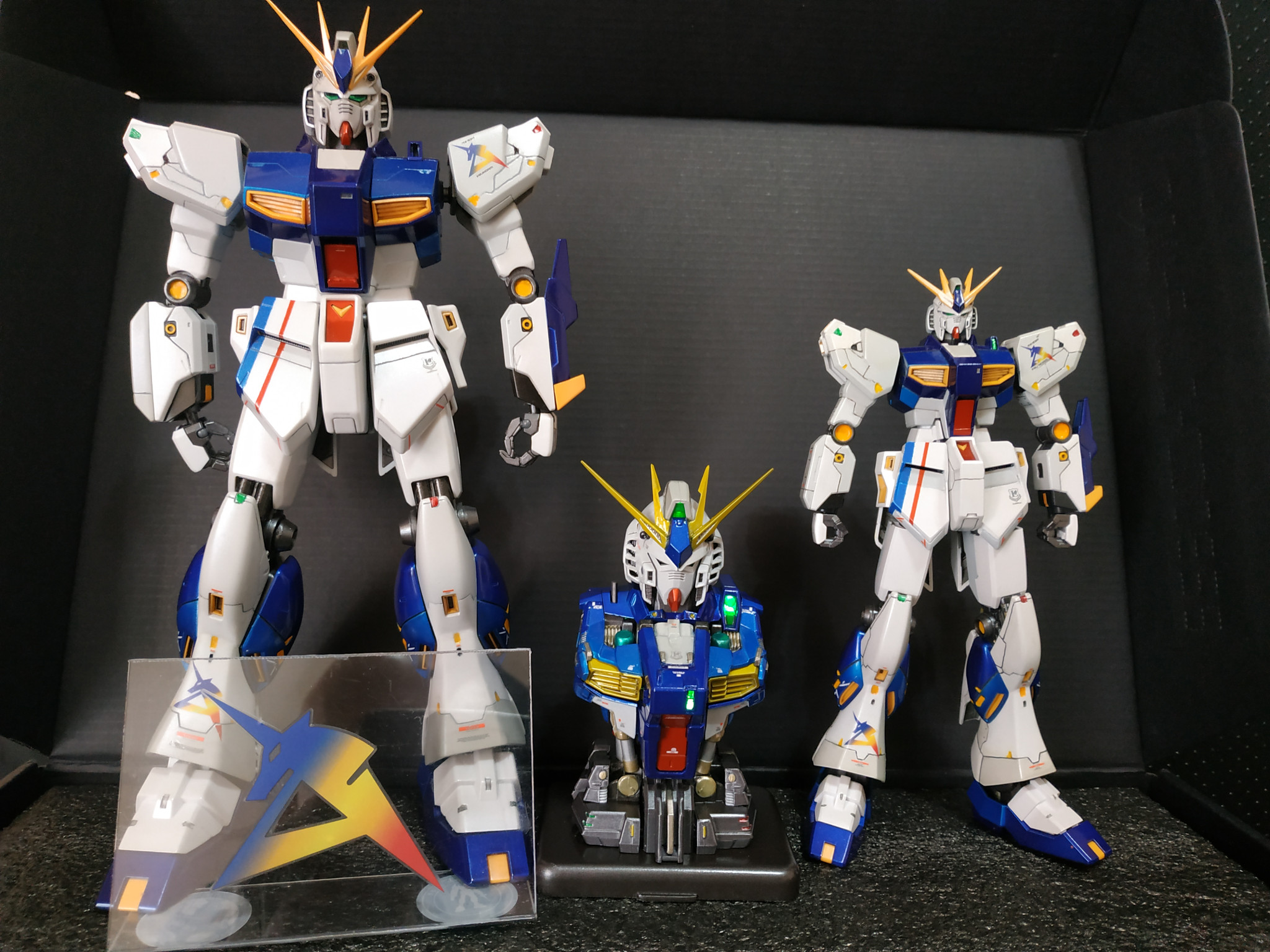 MS メカニカルバスト01 νガンダム RX-93ff風仕上げ｜ken-zoonさんの