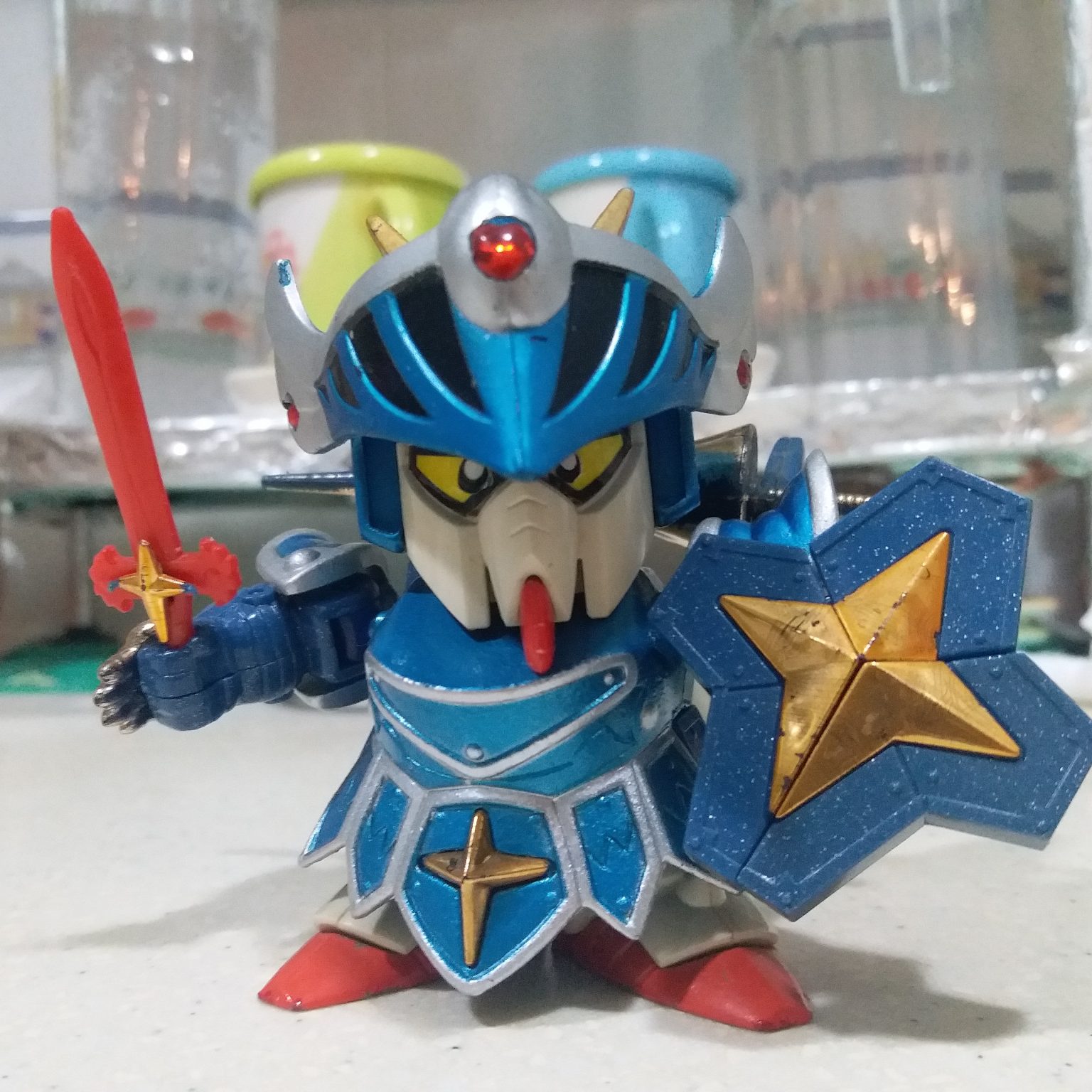 元祖SD FAナイトガンダム｜LUNLUN（邪道可動）さんのガンプラ作品