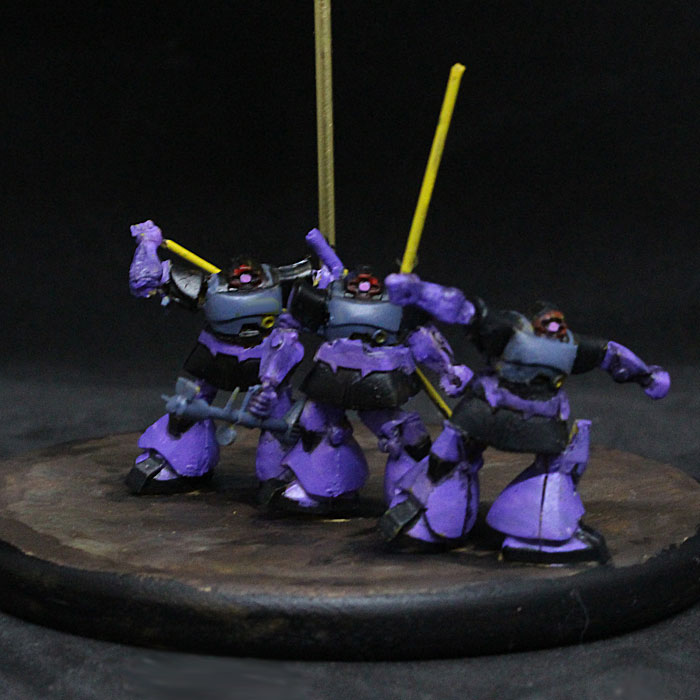 1/550 ミデア＆ドム｜むすもさんのガンプラ作品｜GUNSTA（ガンスタ）