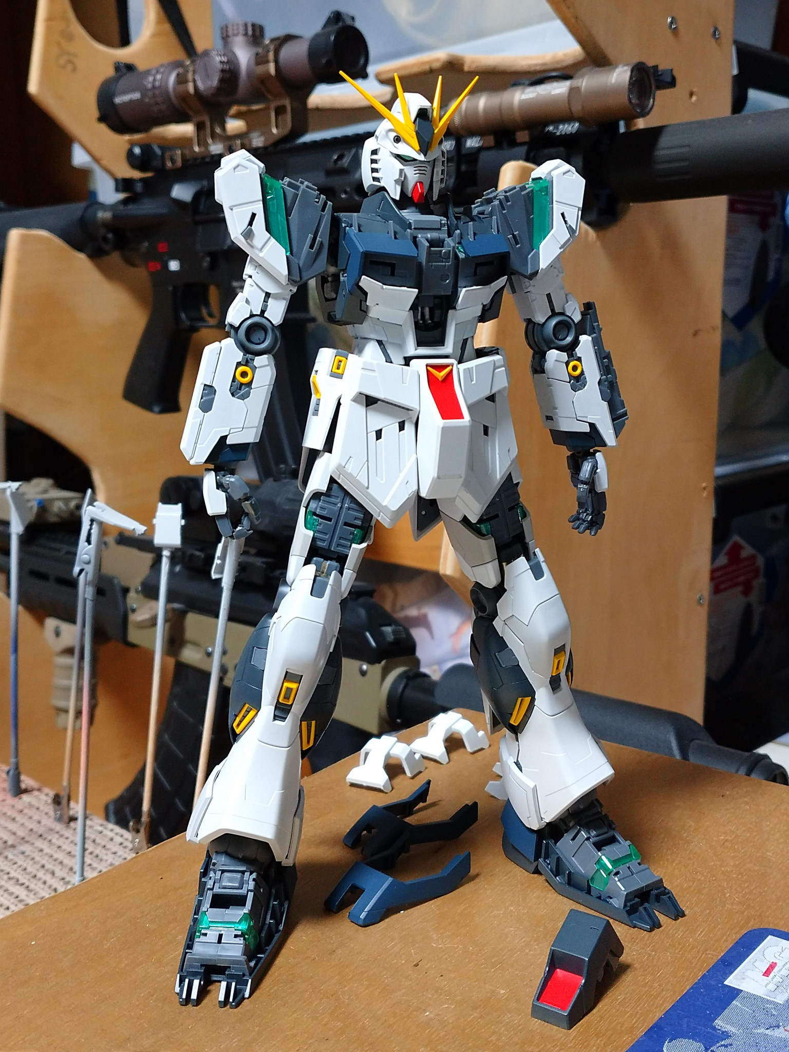 MG νガンダムver.ka｜のーきさんのガンプラ作品｜GUNSTA（ガンスタ）