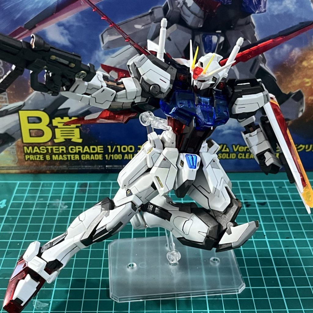 一番くじB賞 MG エールストライクガンダム ver.RM ソリッドクリア