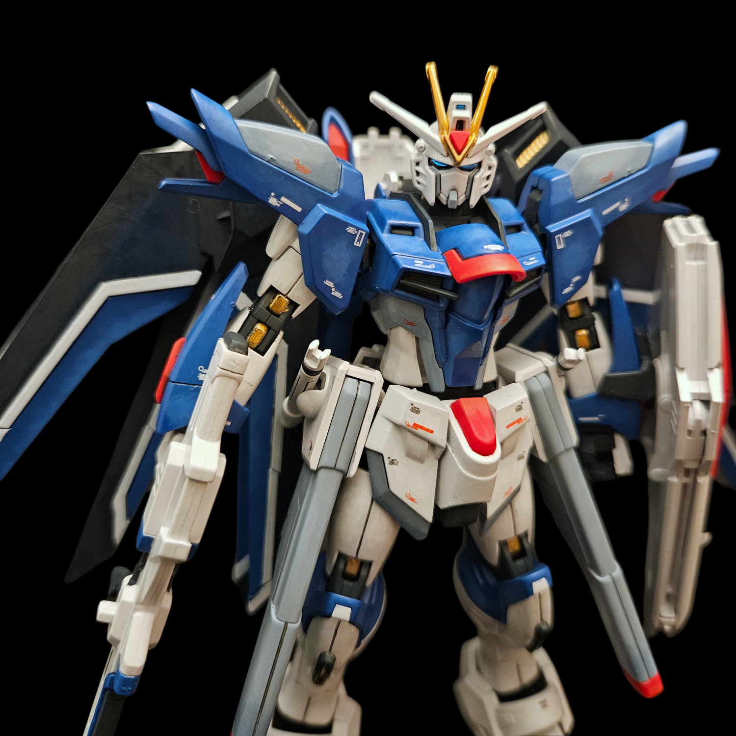 HGライジングフリーダムガンダム（筆塗り）｜ぴっとみんさんのガンプラ