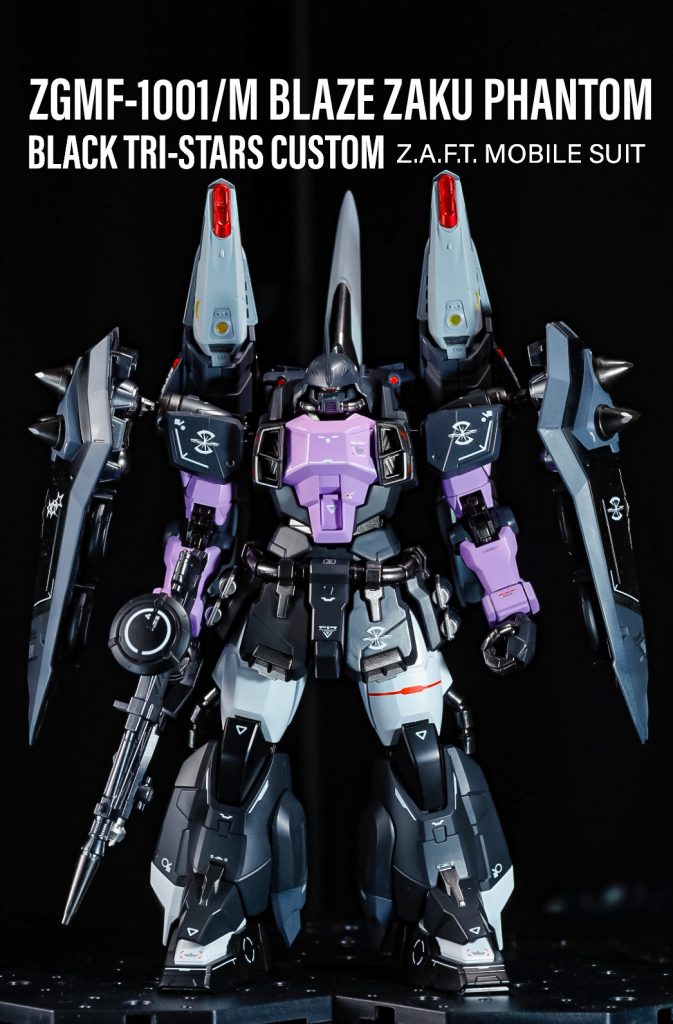 BLAZE ZAKU PHANTOM 黒い三連星仕様｜RYU-Zさんのガンプラ作品｜GUNSTA