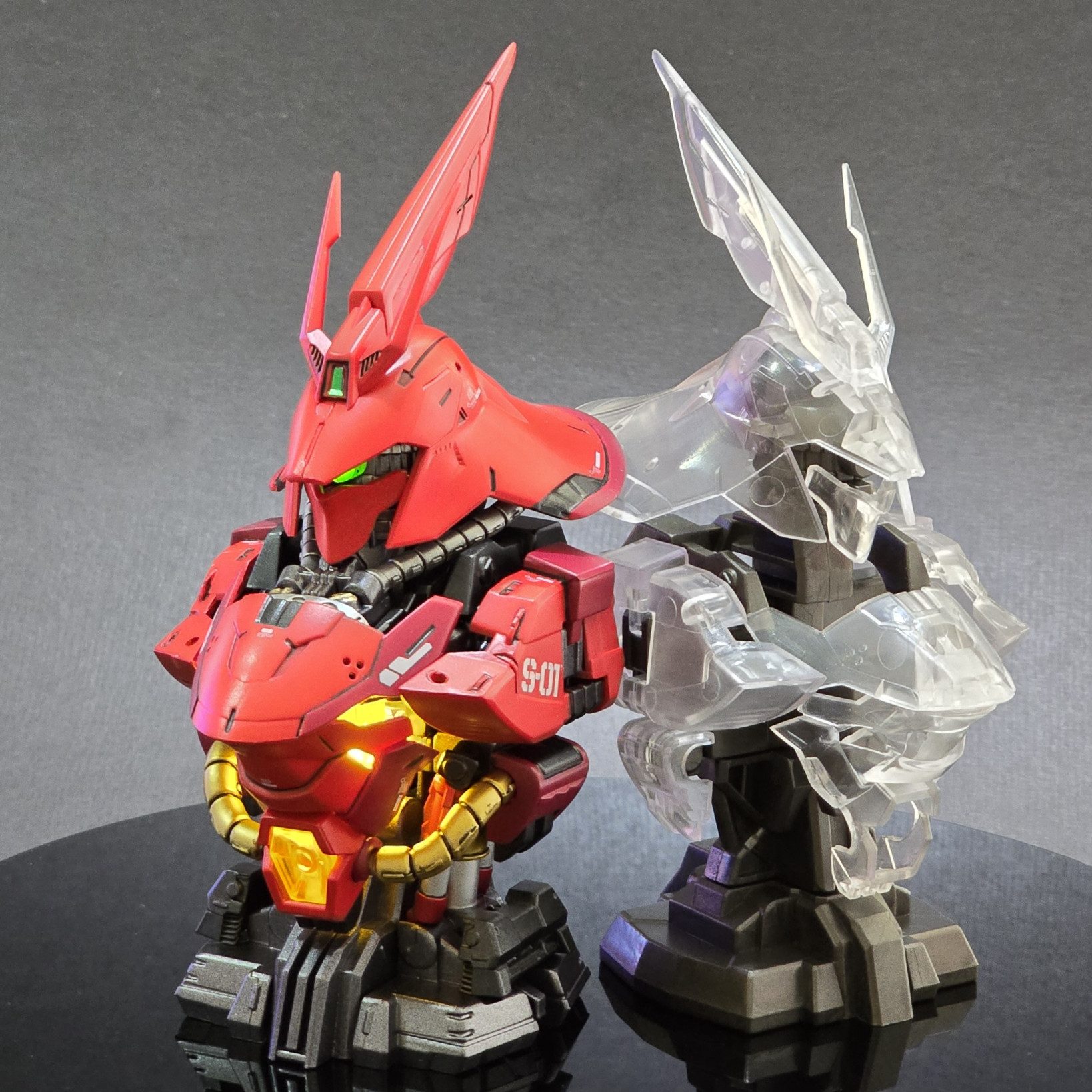 MS Mechanical Bust メカニカルバスト 07 MSN-04 Sazabi サザビー